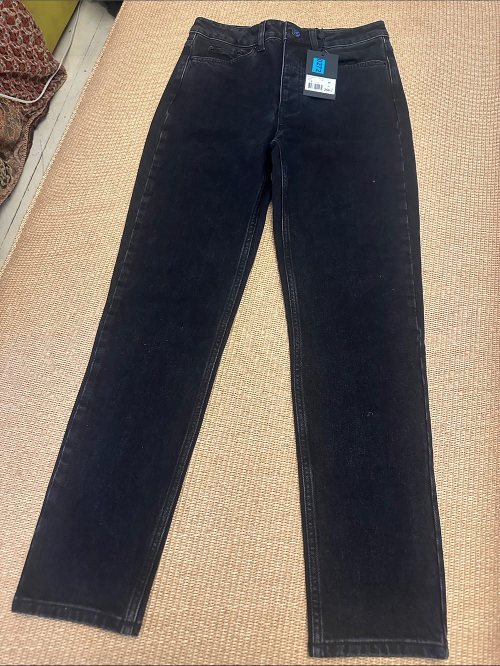 💜#70 The Kooples Men's Slim Straight Black Jeans $250